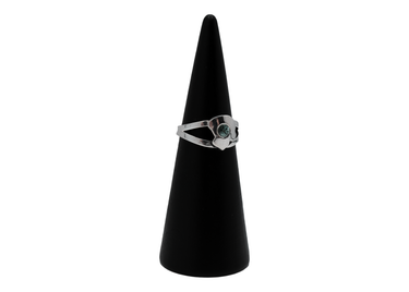 Sterling Silver Our Lives Are Sermons™ Ladies' Ring with Montana Sapphire